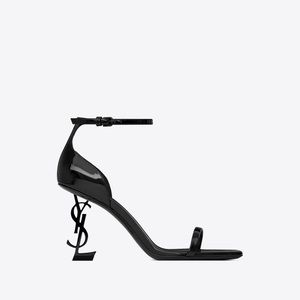 YSL OPYUM SANDALS IN PATENT LEATHER